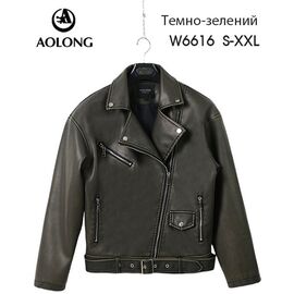 Фотография Куртка женская демисезонная W6616 khaki р.S-2XL "Immei" недорого оптом от прямого поставщика