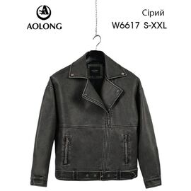 Фотография Куртка женская демисезонная W6617 grey р.S-2XL "Immei" недорого оптом от прямого поставщика