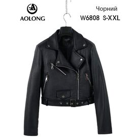 Фотография Куртка женская демисезонная W6808 black р.S-2XL "Immei" недорого оптом от прямого поставщика