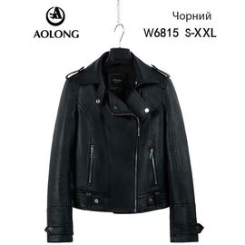 Фотография Куртка женская демисезонная W6815 black р.S-2XL "Immei" недорого оптом от прямого поставщика