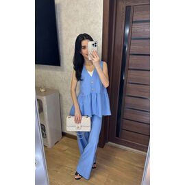 Костюм жіночий 011 l.blue р.42-48 "VALENTINA" недорого оптом від прямого постачальника