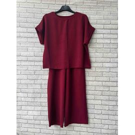 Костюм жіночий 013 wine р.42-52 "VALENTINA" недорого оптом від прямого постачальника