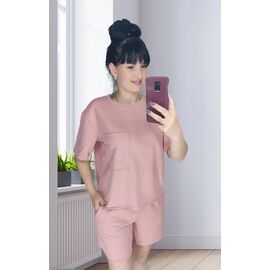 Костюм жіночий 042 pink р.42-50 "VALENTINA" недорого оптом від прямого постачальника