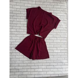 Костюм жіночий 045 wine р.42-52 "VALENTINA" недорого оптом від прямого постачальника