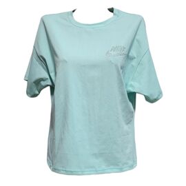 Фотография Футболка женская SV86 mint р.44-52 "WHITE" недорого оптом от прямого поставщика