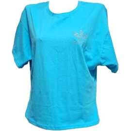 Фотография Футболка женская SV98 l.blue р.44-52 "WHITE" недорого оптом от прямого поставщика