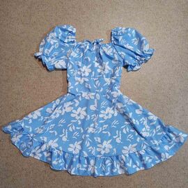 Фотография Платье детское лёгкое на девочку A52 l.blue р.140-158 "Ariamo" недорого оптом от прямого поставщика