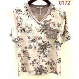 футболка жіноча 0172 beige р.50-60 "LIDA" недорого оптом від прямого постачальника