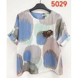 футболка жіноча 5029 blue р.52-62 "LIDA" недорого оптом від прямого постачальника