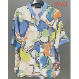 Сорочка жіноча літня 9463 beige р.52-62 "LIDA" недорого оптом від прямого постачальника