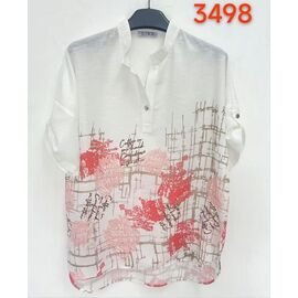 футболка жіноча 3498 white р.52-62 "LIDA" недорого оптом від прямого постачальника