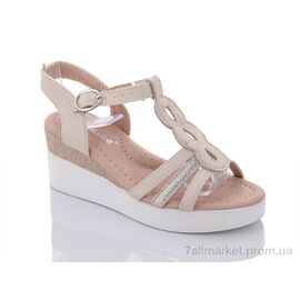 Босоніжки дитячі літні Літо 30-12 beige (8 пар р.31-36) "Favorit" недорого оптом від прямого постачальника