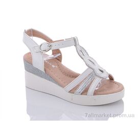 Фотография Босоножки детские летние Лето 30-12 white (8 пар р.31-36) "Favorit" недорого оптом от прямого поставщика