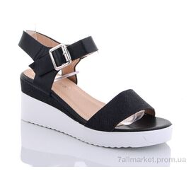 Фотография Босоножки детские летние Лето 31-1 black (8 пар р.31-37) "Favorit" недорого оптом от прямого поставщика