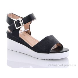 Фотография Босоножки детские летние Лето 31-3 black (8 пар р.31-37) "Favorit" недорого оптом от прямого поставщика