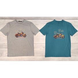 Футболка чоловіча YT5488 blue р.48-56 "Annet" недорого оптом від прямого постачальника