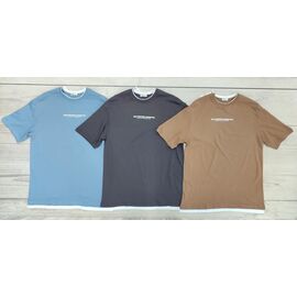 Футболка чоловіча YT8008 grey р.48-56 "Annet" недорого оптом від прямого постачальника