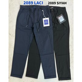 Штани чоловічі утеплені 2089 blue р.29-36 "God Baron" недорого оптом від прямого постачальника