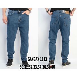Джинси чоловічі GAXGAX1113 blue р.30-40 "God Baron" недорого оптом від прямого постачальника