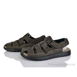 Сандалії чоловічі літні Літо 01-07 brown (10 пар р.39-47) "Summer shoes" недорого оптом від прямого постачальника