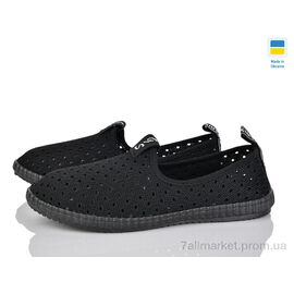 Сліпони жіночі тканинні Літо 526 чорний (10 пар р.36-40) "Paolla" недорого оптом від прямого постачальника