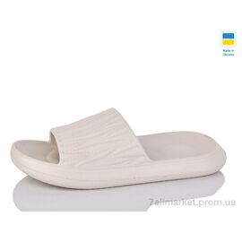Фотография Шлепки женские облегченные Лето Олімп Ж111 бежевий (8 пар р.37-40) "Progress" недорого оптом от прямого поставщика