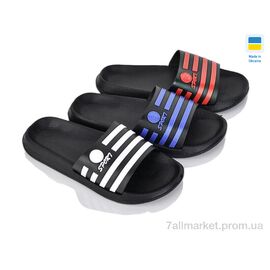 Шльопанці дитячі літні Літо 215 mix (24 пар р.30-35) "DeMur" недорого оптом від прямого постачальника
