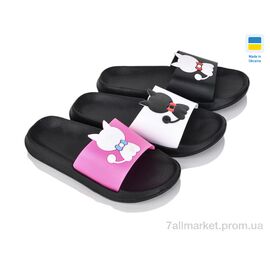 Шльопанці дитячі літні Літо 210 mix (24 пар р.30-35) "DeMur" недорого оптом від прямого постачальника