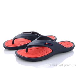 Шльопанці чоловічі пляжні Літо 83631-242 (6 пар р.40-47) "Fabullok" недорого оптом від прямого постачальника