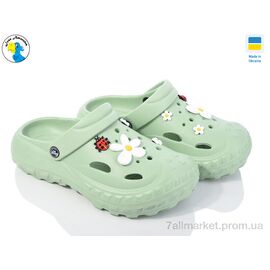 Фотография Кроксы женские летние Лето 124054 оливка (8 пар р.36-41) "Jose Amorales" недорого оптом от прямого поставщика