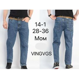 Фотография Джинсы мужские 14-1 blue р.28-36 "Vingvgs" недорого оптом от прямого поставщика