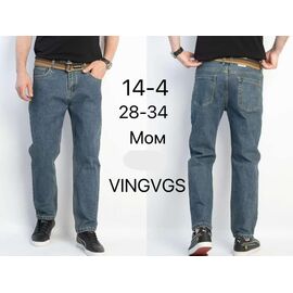 Фотография Джинсы мужские 14-4 blue р.28-34 "Vingvgs" недорого оптом от прямого поставщика