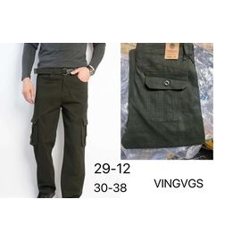 Фотография Джинсы мужские 29-12 khaki р.30-38 "Vingvgs" недорого оптом от прямого поставщика