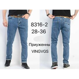 Джинси чоловічі 8316-2 l.blue р.28-36 "Vingvgs" недорого оптом від прямого постачальника