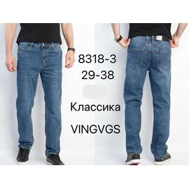 Джинси чоловічі 8318-3 blue р.29-38 "Vingvgs" недорого оптом від прямого постачальника