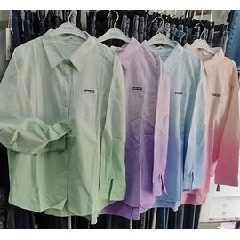 Сорочка жіноча літня LR186 green р.one size "Lora" недорого оптом від прямого постачальника