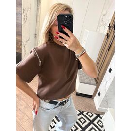 Топ жіночий LR192 brown р.one size "Lora" недорого оптом від прямого постачальника