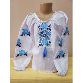 Фотография Вышиванка детская на девочку LM66 white р.122-176 "Limerense" недорого оптом от прямого поставщика