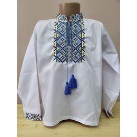 Фотография Вышиванка детская на мальчика LM86 white р.152-176 "Limerense" недорого оптом от прямого поставщика