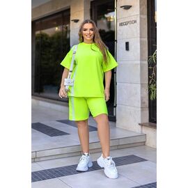 Фотография Костюм женский 1315 l.green р.50-60 "Seven Zikina" недорого оптом от прямого поставщика