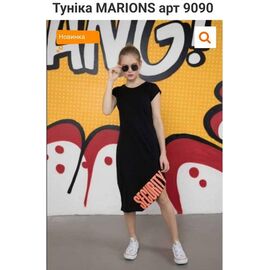 Фотография Платье детское лёгкое на девочку 9090 black р.134-164 "Gold Kids" недорого оптом от прямого поставщика