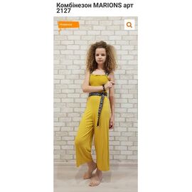 Комбінезон дитячий легкий на дівчинку 2127 yellow р.134-164 "Gold Kids" недорого оптом від прямого постачальника