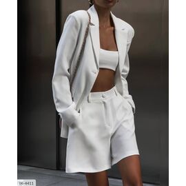 Фотография Женский костюм шорты пиджак р.S-M;M-L (2цв) "ANNVER" купить недорого от прямого поставщика