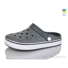 Крокси жіночі літні Літо ML4001 сірий (6 пар р.36-41) "M&L  Alex13" недорого оптом від прямого постачальника