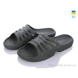 Фотография Шлепки мужские пляжные Лето DS П01 т.зелений (8 пар р.40-45) "Vladimir" недорого оптом от прямого поставщика