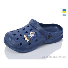 Фотография Кроксы детские летние Лето Верта д. крокси т.синій (6 пар р.24-33) "Progress" недорого оптом от прямого поставщика