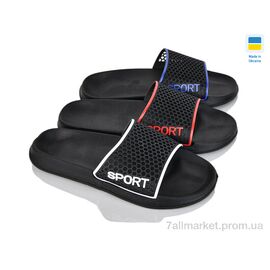 Шльопанці чоловічі пляжні Літо 510 mix (18 пар р.40-45) "DeMur" недорого оптом від прямого постачальника