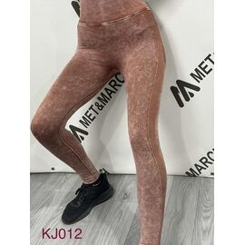 Фотография Лосины женские KJ012 brown р.S-L "Met&March" недорого оптом от прямого поставщика