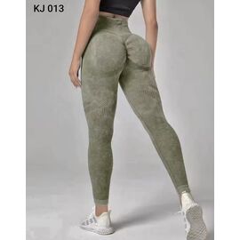 Фотография Лосины женские KJ013 khaki р.S-L "Met&March" недорого оптом от прямого поставщика