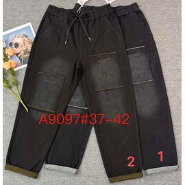 Джинси жіночі A9097-2 black р.37-42 "Immei" недорого оптом від прямого постачальника